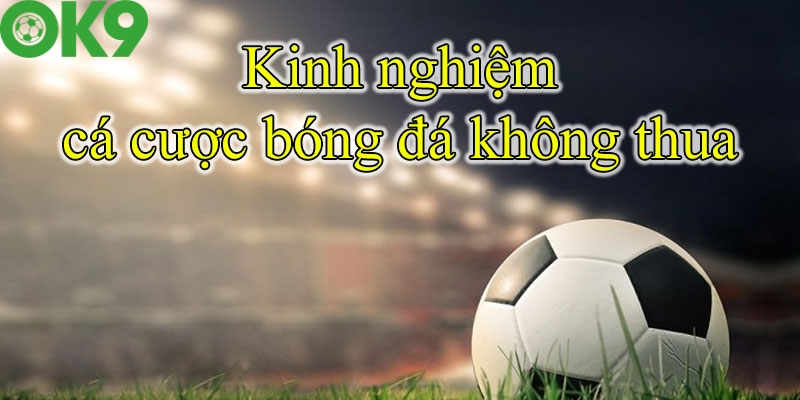 Kinh nghiệm cá độ bóng đá không thua cho cược thủ Kinh nghiệm cá độ bóng đá không thua cho cược thủ